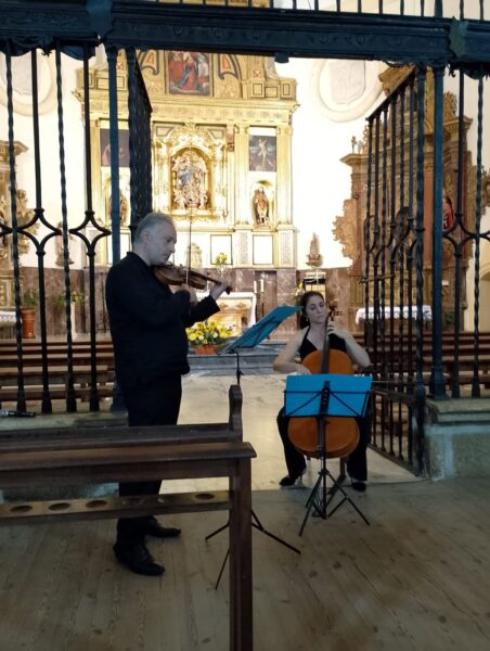 Violín y violonchelo